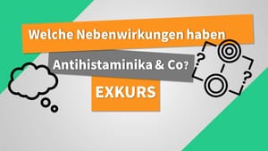 Nebenwirkungen von Medikamenten bei  Allergien, MCAS und Urtikaria