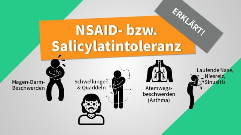 NSAID-Intoleranz & Salicylatintoleranz erklärt: Magen-Beschwerden, Schwellungen und Quaddeln, Asthma, Rhinitis und Sinusitis u.v.m.